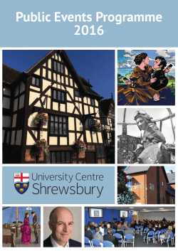 the full events programme