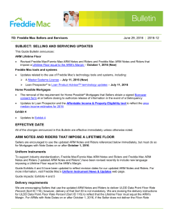 Bulletin 2016-12 - Freddie Mac Home