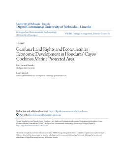Garifuna Land Rights and Ecotourism as Economic Development in