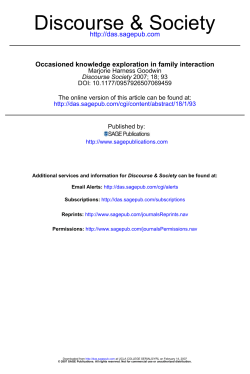 Occasioned knowledge exploration in family interaction