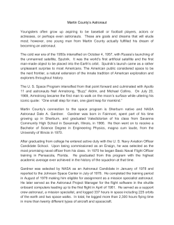 Martin County`s Astronaut Youngsters often grow up aspiring to be