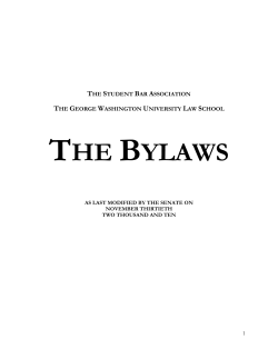 the bylaws