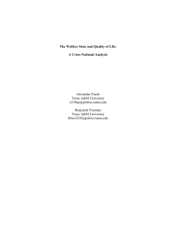 The history of the welfare state is one of conflict