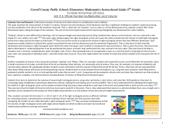 Instructional - Carroll County Public Schools