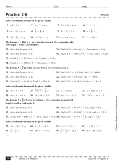 Practice 2-6 - Massillon City Schools