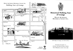 Historical Walking Tour of Grange