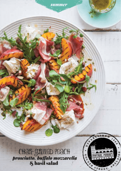 char-grilled peach - Adelaide Central Market