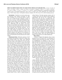 First Fluorine Detection on Mars with ChemCam On