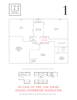 in case of fire, use stairs unless otherwise instructed