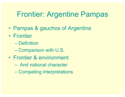 Frontier: Argentine Pampas