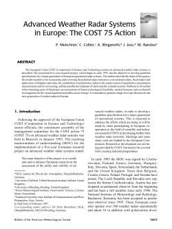 Advanced Weather Radar Systems in Europe