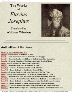 The Works of Flavius Josephus