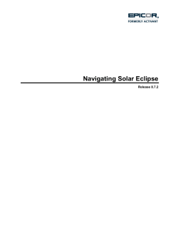 Navigating Solar Eclipse