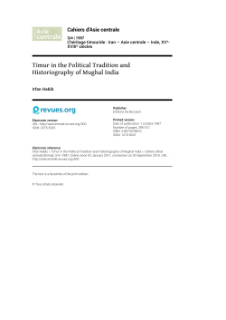 PDF 263k - Cahiers d`Asie centrale