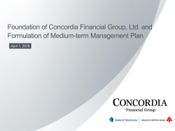 Medium-term Management Plan of Concordia Financial Group, Ltd.