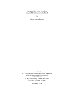 Fairytale Characters in Into the Woods By Daniel Eugene Parman