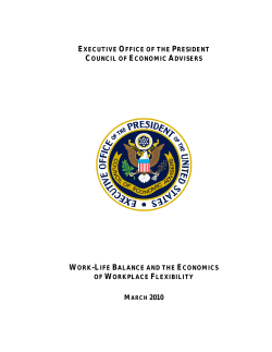 EXECUTIVE OFFICE OF THE PRESIDENT COUNCIL OF