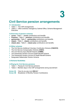EPG Section 3 - Civil Service Pensions