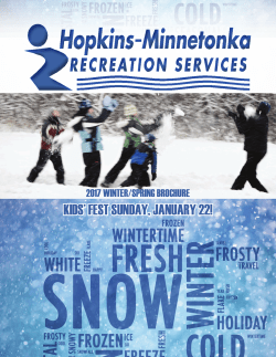 2017 winter/spring general information and facilities