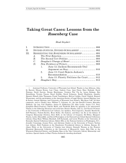 Taking Great Cases: Lessons from the