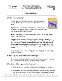 Peanut Allergy