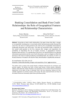 Print this article - Review of Economics and Institutions