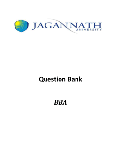 BBA - Jagannath University