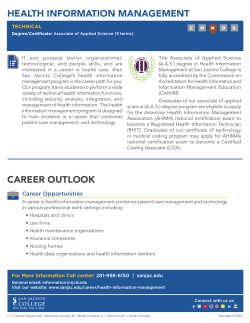 Health Information Management