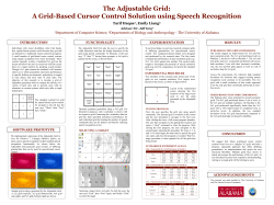 The Adjustable Grid - Jeff Gray