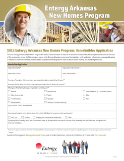 Entergy Arkansas New Homes Program