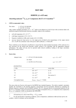 MEP 2003 IODINE (&lambda; &asymp; 633 nm)