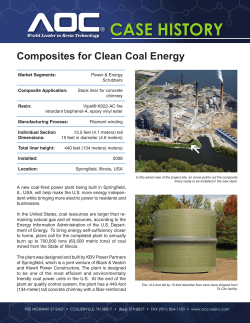 Composites for Clean Coal Energy