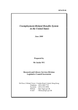 Unemployment-Related Benefits System in the United States