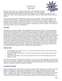 2017-2018 All Star Evaluation Packet