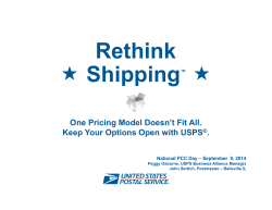 Sept 2014 Priority Mail Info
