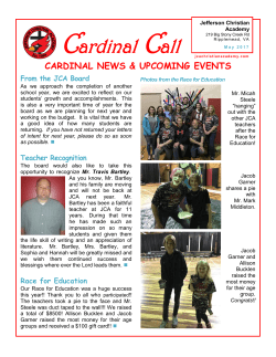 Cardinal Call - Jefferson Christian Academy | Ripplemead, VA