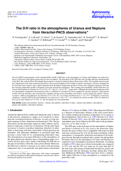 The D/H ratio in the atmospheres of Uranus and Neptune from