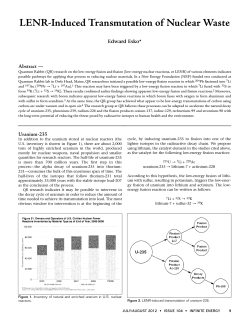LENR-Induced Transmutation of Nuclear Waste