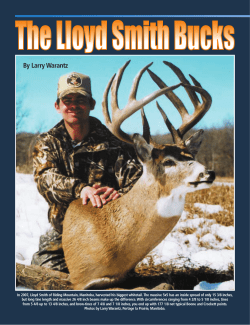 By Larry Warantz - Big Buck Magazine