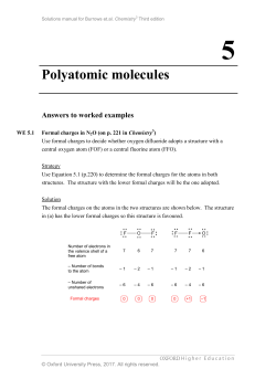 Polyatomic molecules