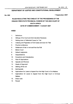 GG 30253, GoN 820 - Department of Justice