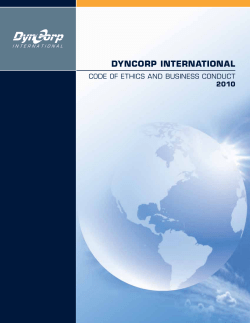 Code of Ethics and Business Conduct