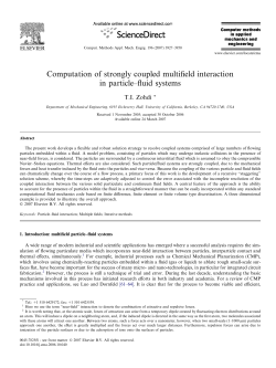 Computation of strongly coupled multifield interaction in particle