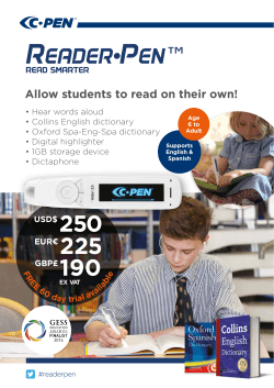 Allow students to read on their own! - C