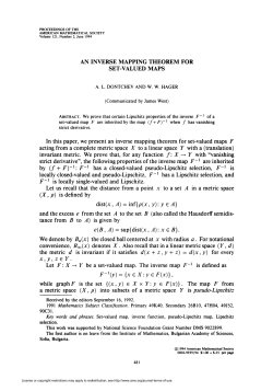 an inverse mapping theorem for set-valued maps