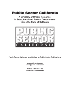 Public Sector California
