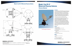 Data Sheet - General Dynamics SATCOM Technologies