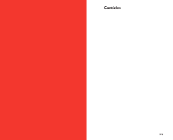 Canticles - The Church of England