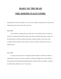 diary of the dead the joseph stalin story