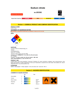 Sodium nitrate - Santa Cruz Biotechnology